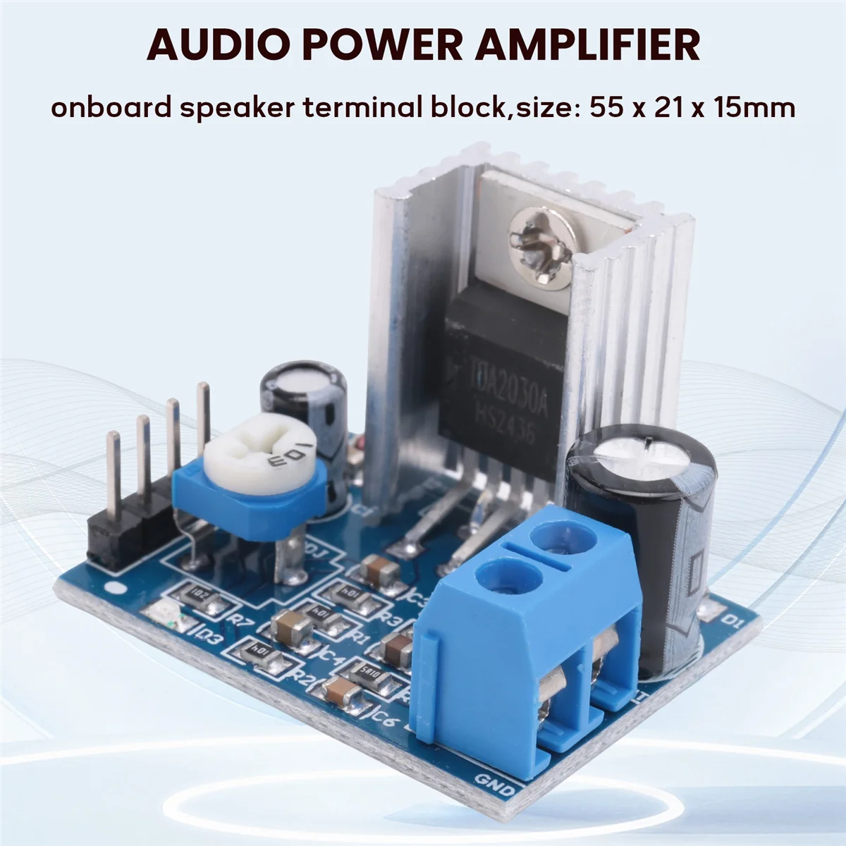 M16KTDA2030A Modul Amplifier Daya DIY Modul Amplifier Papan Amplifier Daya Audio