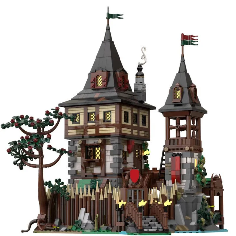 3137 PCS Medieval Bear Lord`s MOC Customize Modular Building Block Educational Design Kids Technology DIY Festival Toy Gift