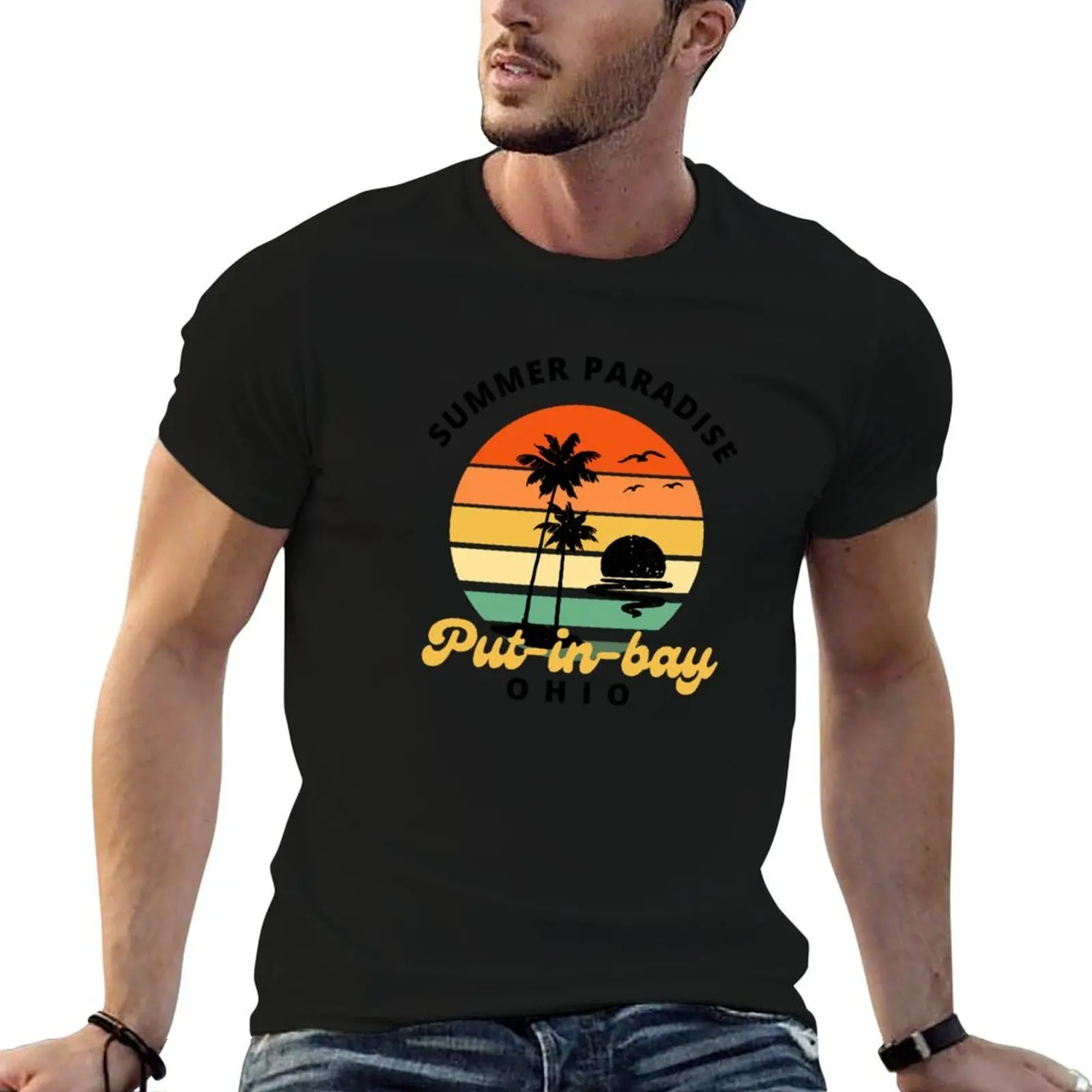 

Put-in-bay ohio summer sunset men women T-Shirt essential t shirt t shirts for man cotton mens graphic t shirts T-shirt