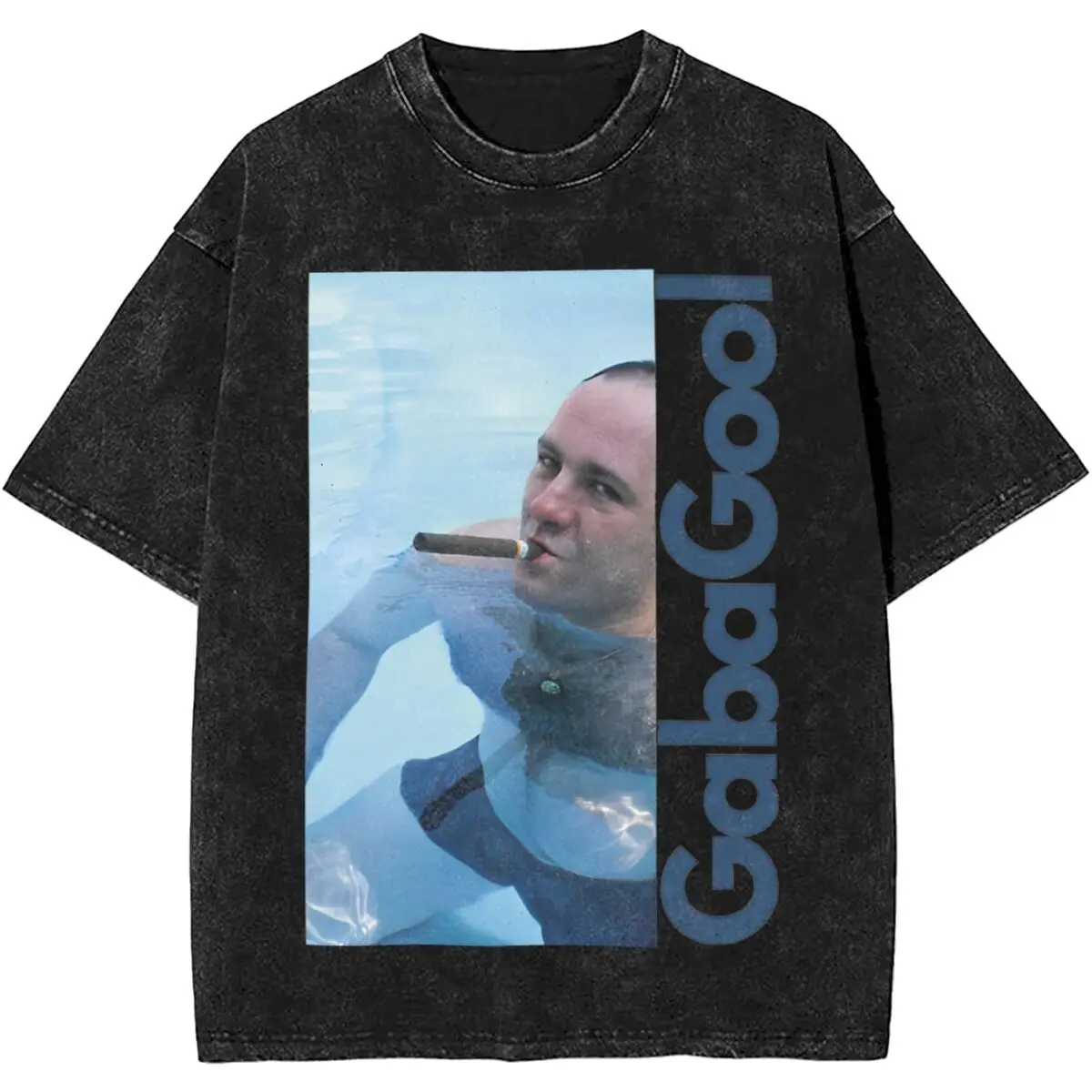 

Gabagool Tony Soprano Shirt Streetwear for Men Women Vintage TV Series Film Novelty Washed Tee Shirt Harajuku Streetwear