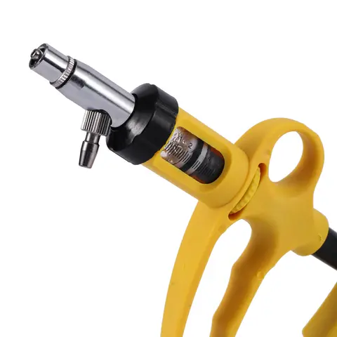 1Pc Veterinary Drench Gun 5ml/10ml Animal Continuous Syringe Injector Infusion Device Pig Cattle Sheep Chicken Vaccine Injection