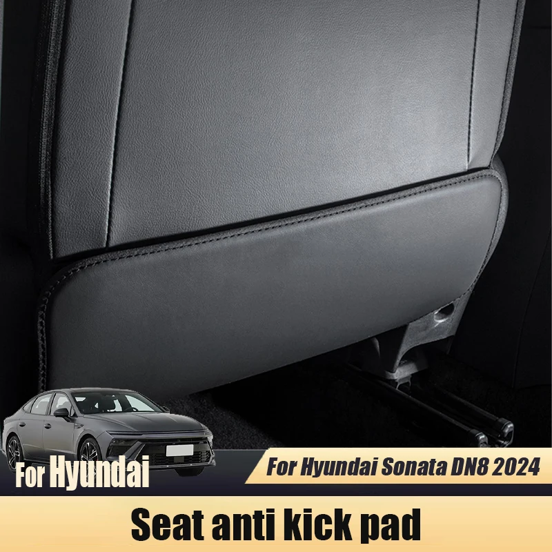 For Hyundai Sonata DN8 2024 Leather Seat anti kick pad Backrest anti kick pad Automotive interior modification