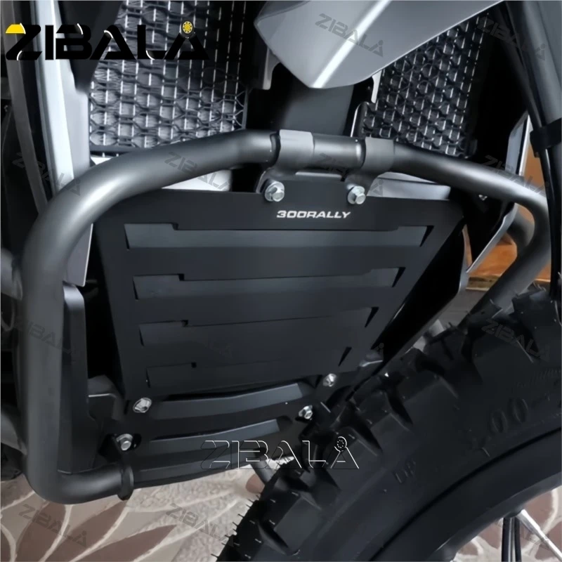 

For Loncin VOGE 300 Rally 300GY RALLY300 pro 300Rally 2023-2026 Engine Guard Protector Crap Flap Radiator Protection Accessories