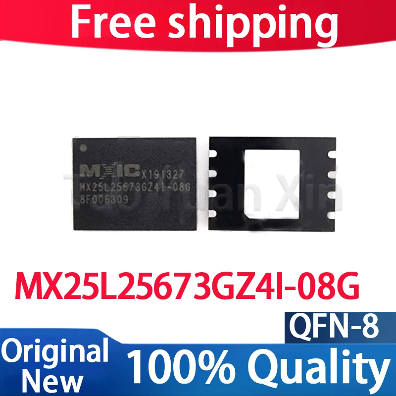 (1-5piece)100% New MX25L25673GZ4I-08G MX25L25673GZ41-08G MX25L25673 QFN-8 Chipset