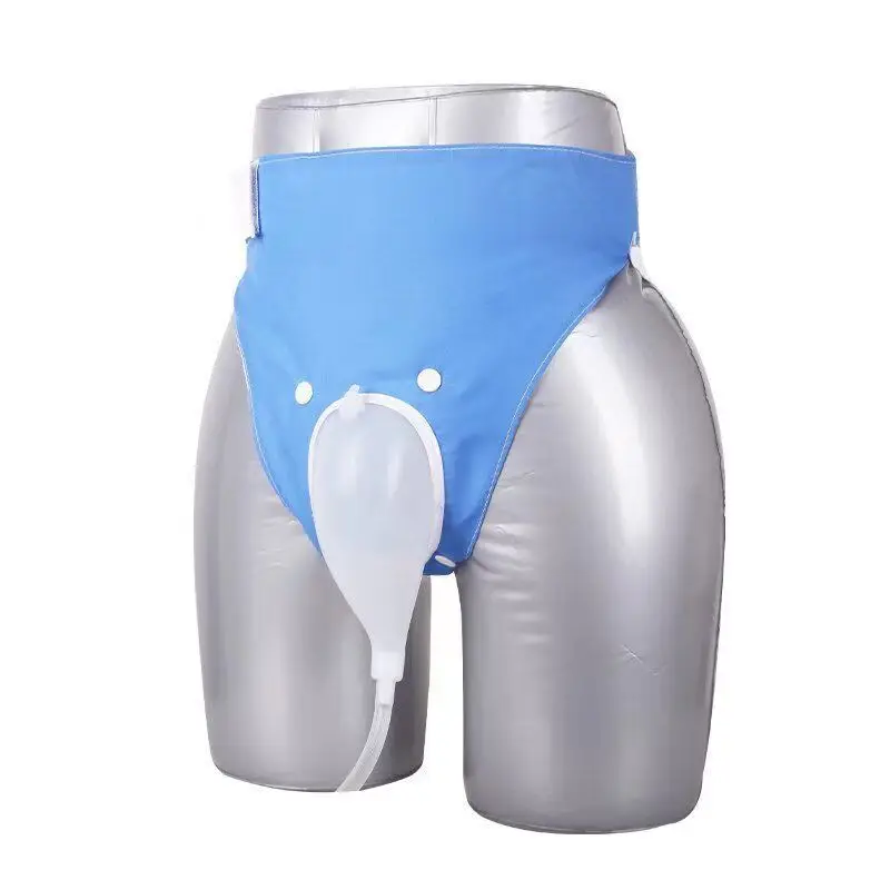 External Bedridden Wearable Urine Collection Bag With Urinary Catheter For Elderly Incontinence Paralyzed Mand Women Leak-proof