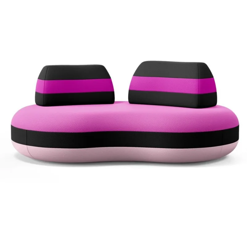 

Modern simple casual designer clubhouse special-shaped personalized creative fabric sofa