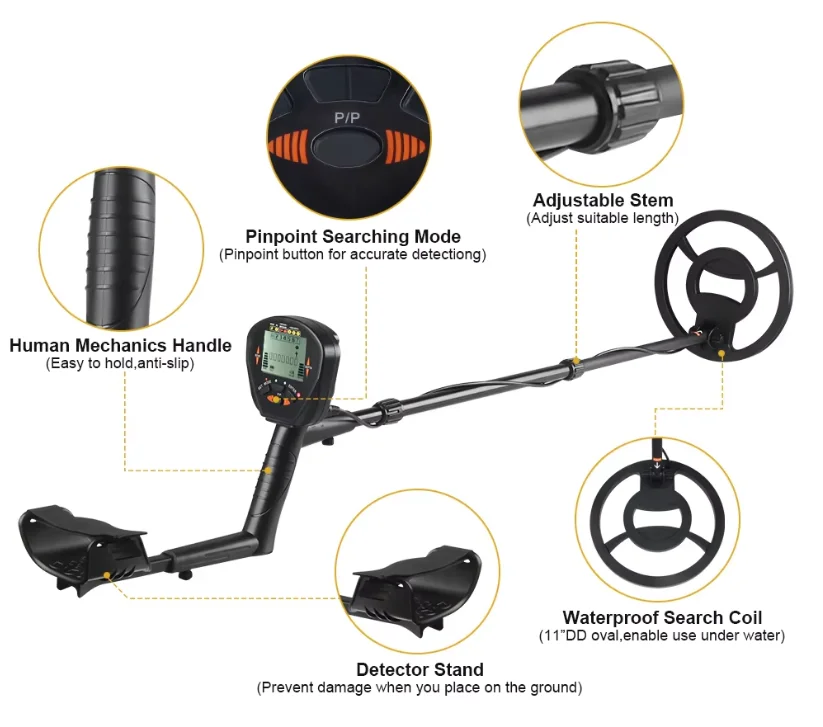 Tianxun Factory Price De Metales Gold Metal Detector For Gold With High Sensitivity MD-830 Underground Metal Detector