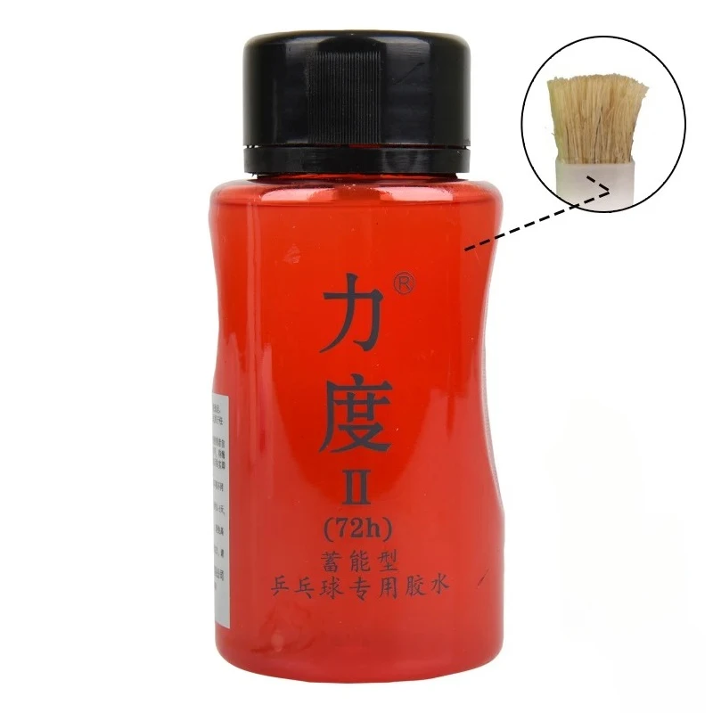 

250ML Table Tennis Professional Organic Glue Original Pong Bat Paddle Rubber Adhesive With Brush Inside The Bottle