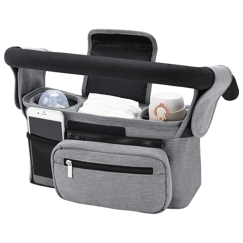 12.99*6.30*3.94 Inch Baby Stroller Hanging Bag Universal Baby Stroller Storage Hanging Bag