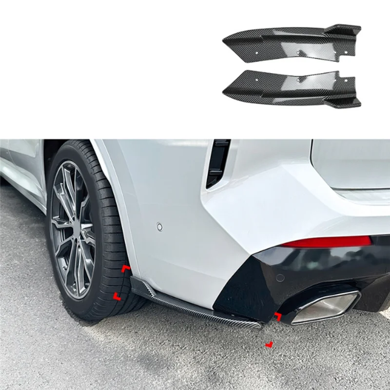 

Classy-Car Rear Bumper Lip Diffuser Splitter Winglet Apron Spoiler Accessories For BMW 3 Series X3 G01 LCI M Sport 2022+ Carbon