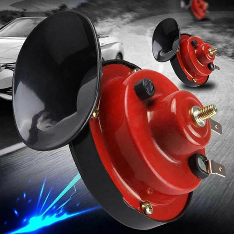 12V Snail Horn Auto Loudspeaker 300db Super Loud Train Horn For Boat Motorcycles Car Speaker Sound Signal