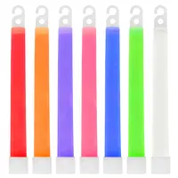 10pcs Outdoor Emergency Glow Sticks Waterproof 6 Inch Concert Party Light Stick with Hook Non-toxic Outdoor Survival Kit 3