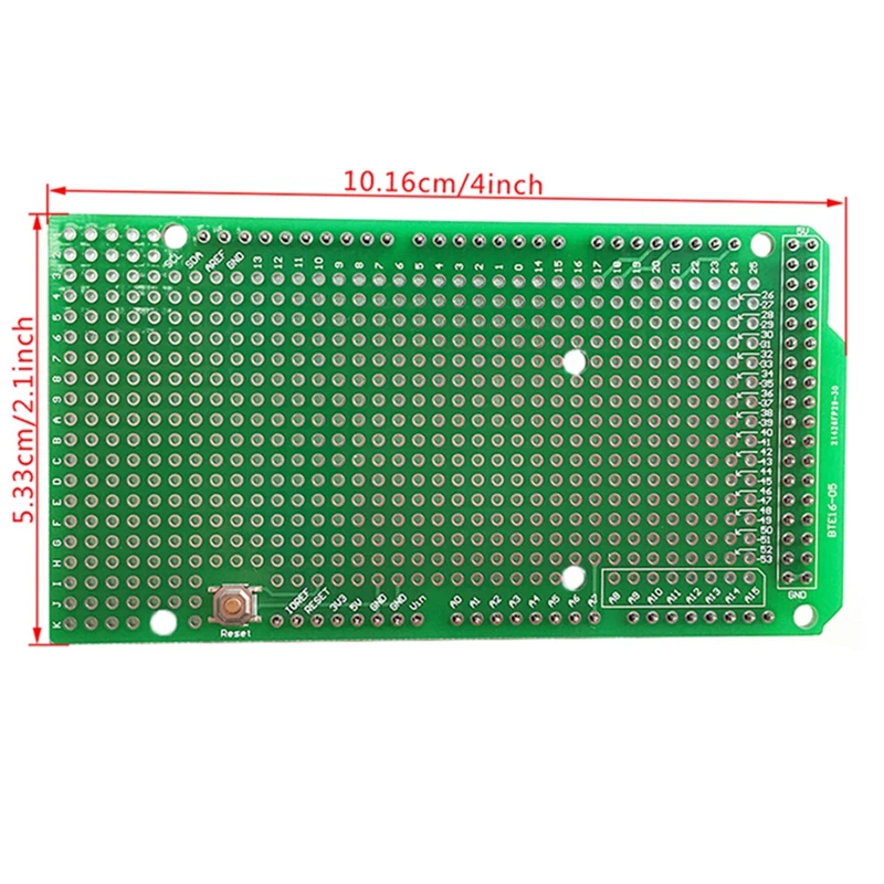 Prototipo PCB para placa protectora 2560 bricolaje