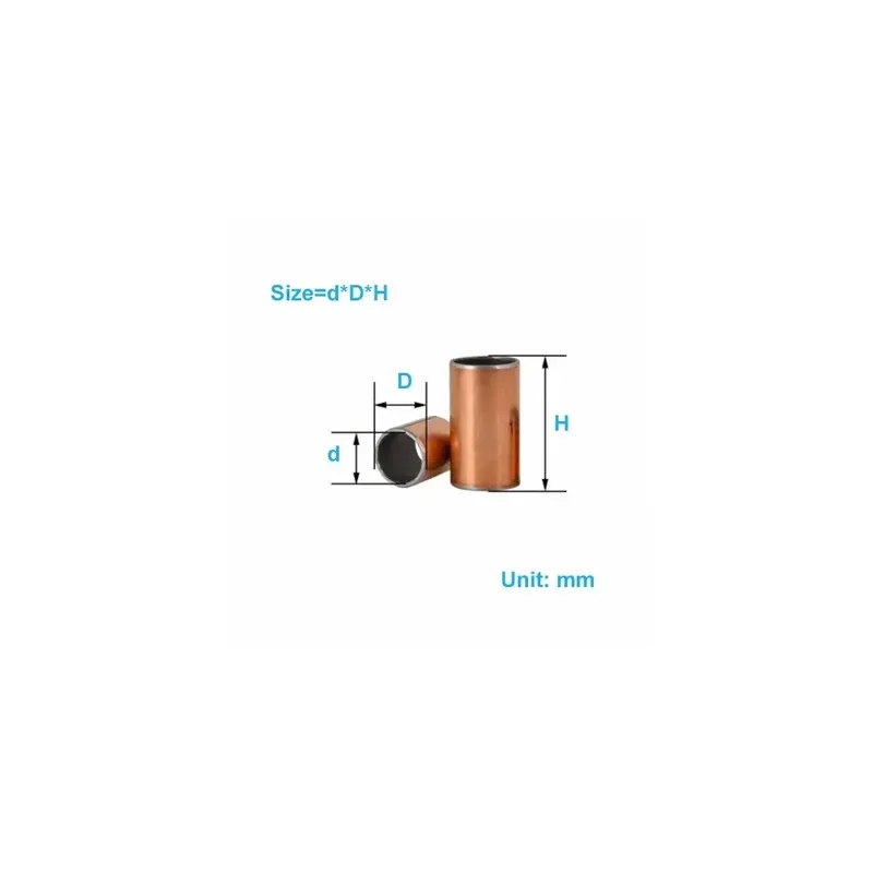 Oil Free Self Lubricating Composite Bearing SF-1 Copper Sleeve Inner Diameter 3mm to 25mm