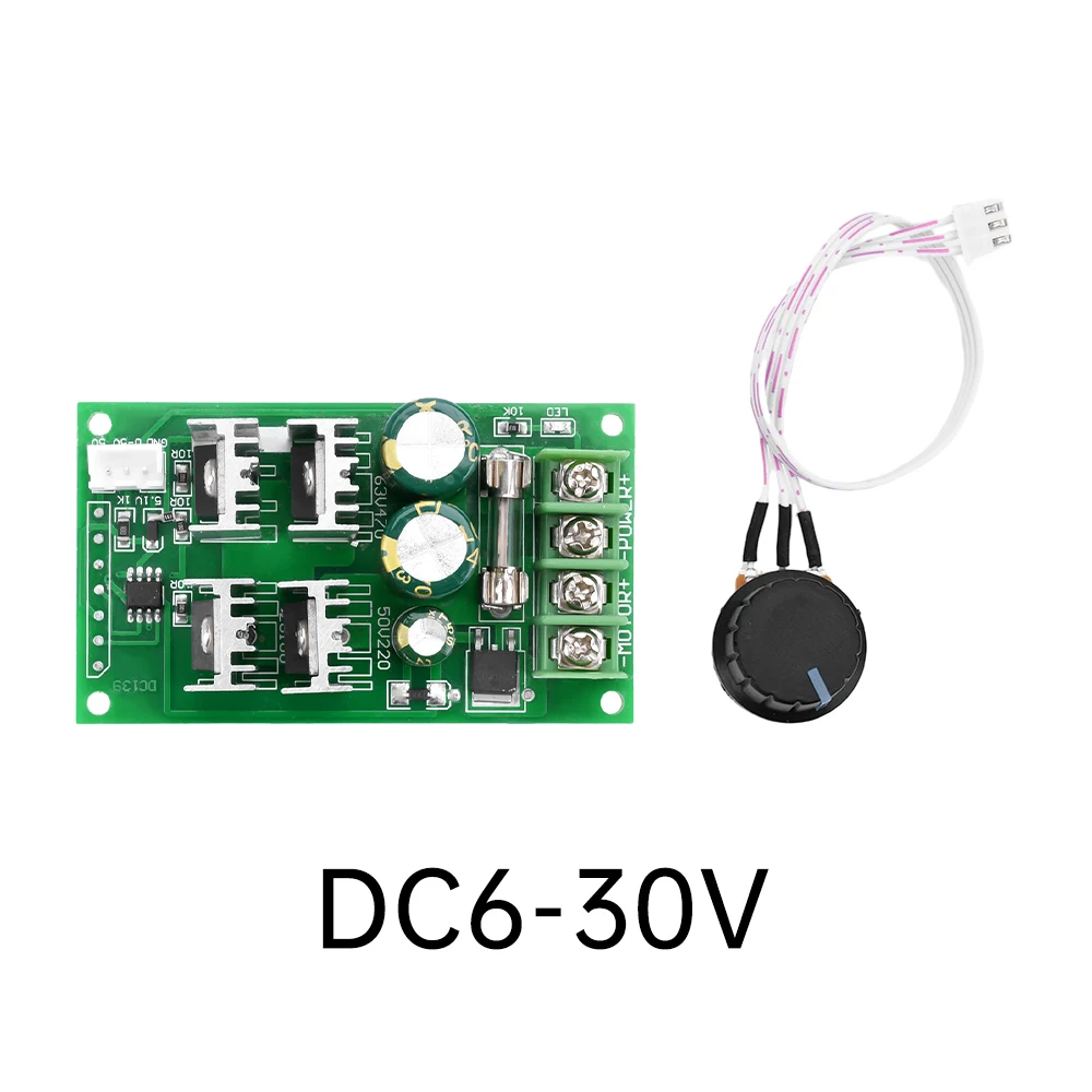 Motor Forward e Reverse Controller, Motor Speed Control Switch, DC Motor Governador, PWM, 16kHz Motor Driver Module, DC 6-30V