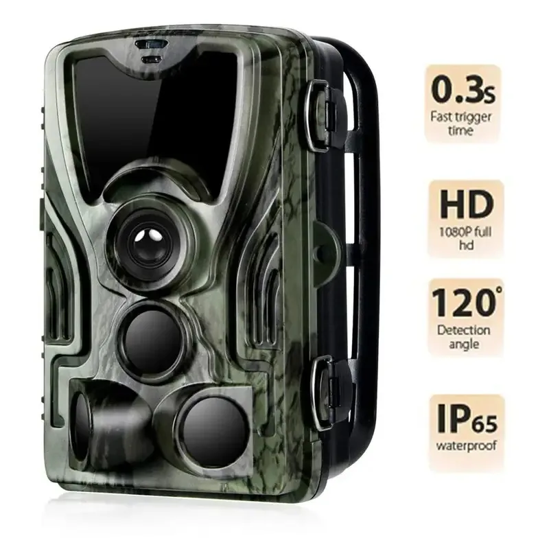 

20MP 1080P Hunting Trail Camera Night Vision IP65 Waterproof Cameras Photo Trap HC801A Wildlife Surveillance