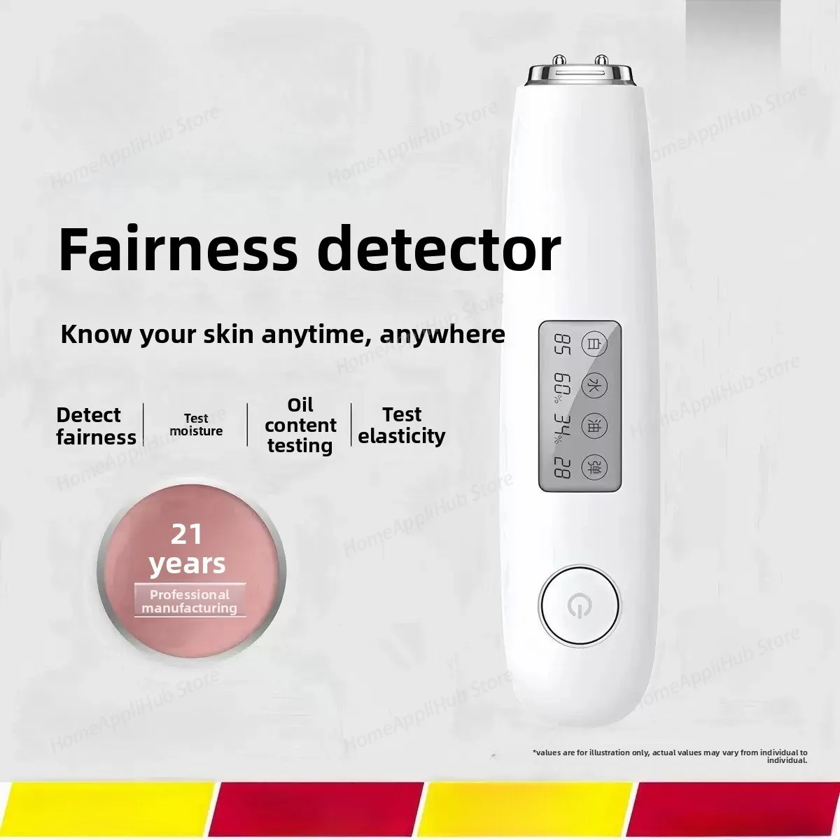 Whiteness Skin Tester Tester Pen Facial Skin Water Oil Smart Beauty Instrument Household skin care spa plasma pen machine  uñas