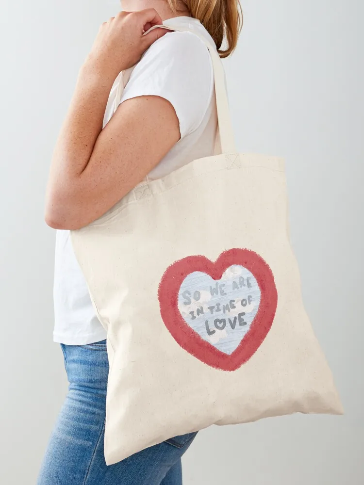 

ATEEZ Time Of Love Tote Bag foldable reusable bag hand bags Canvas stote bag