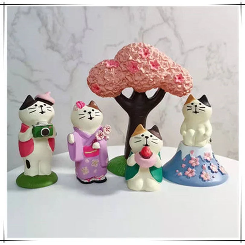 Zakka Micro Scene Suits Series Scene Decoration Bookshelf Decoration Collectible Home Decor Resin Craft Toy Ornaments