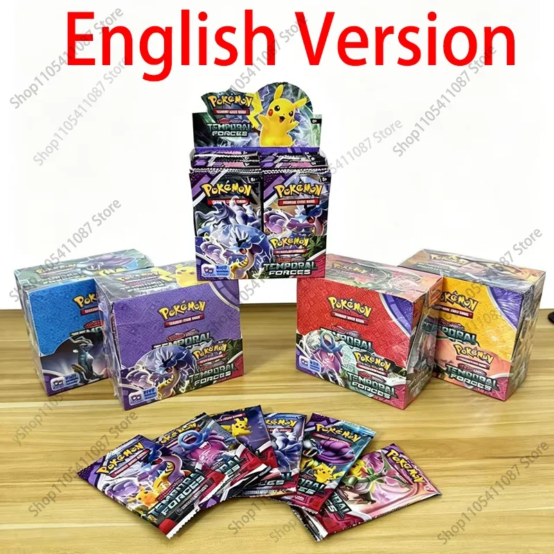 Scarlet Violet Destined Rivals 360Pcs Version anglaise Pokemon TCG Classics Booster Box Pokemon Pikachu Trade Card 36 Pack Box
