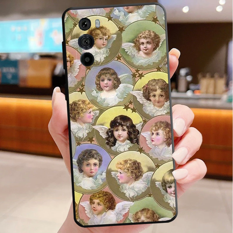 حافظة هاتف لهاتف موتورولا إيدج 50 40 برو 60 50 40 30 Ultra Neo Fusion Moto G85 G72 G53 G54 G84 G13 G32 Angel