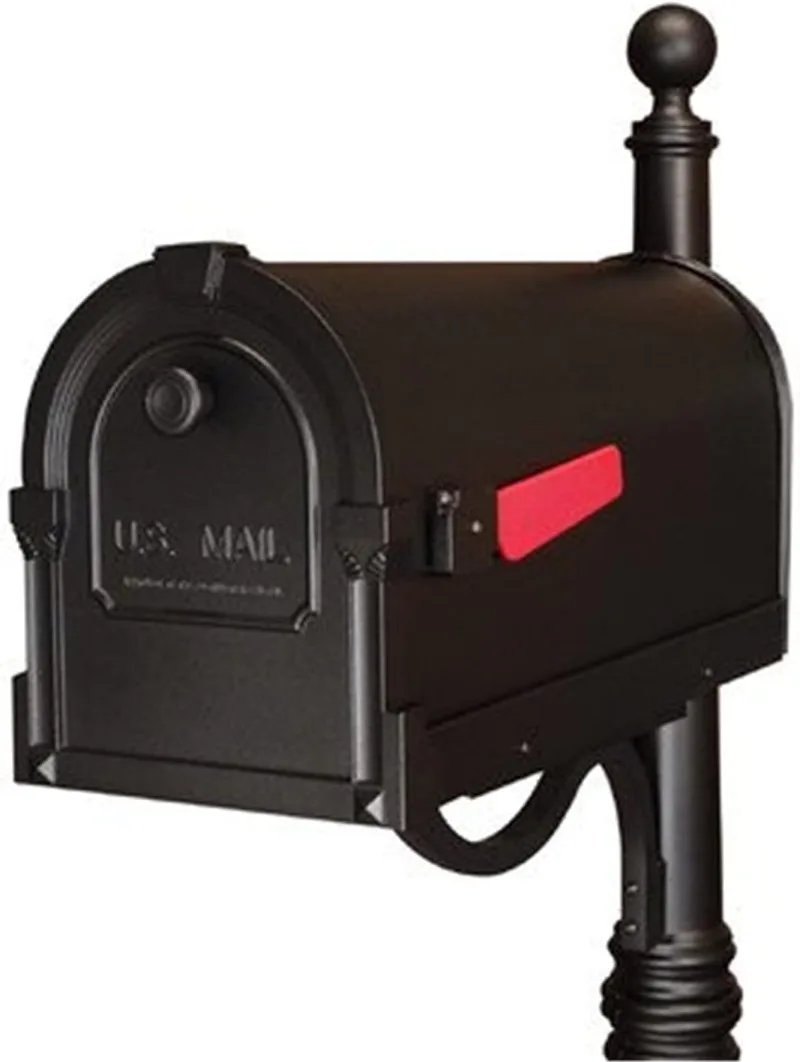 

Savannah Curbside Mailbox Mocha Aluminum Mailbox for Post Mount rust-free aluminum with a premium powder-coated finish