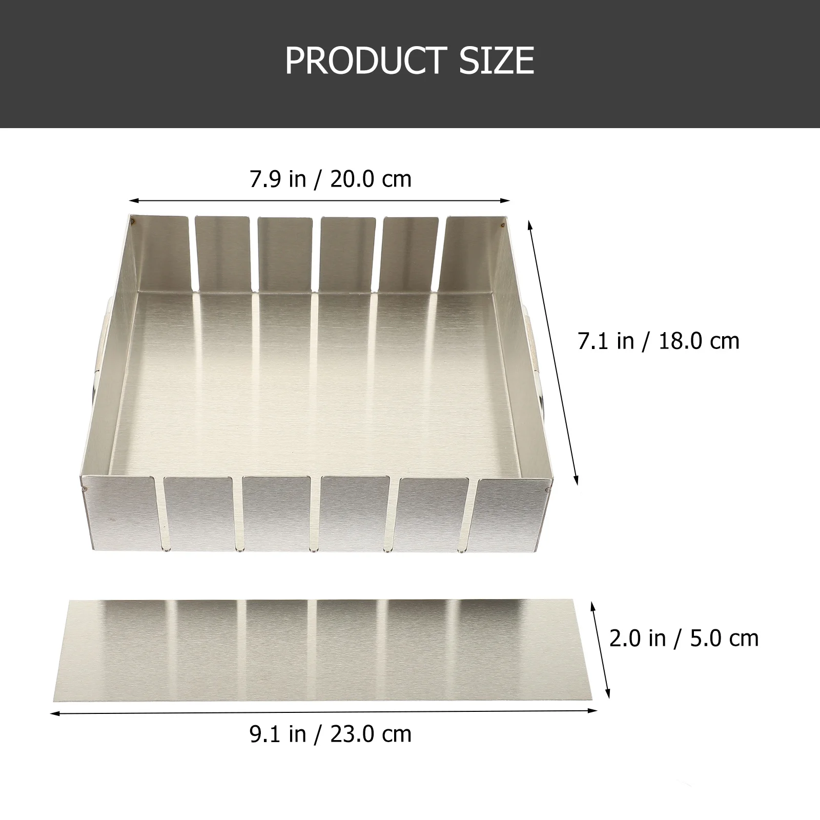 

1Set Nougat Cut Pan Smooth Surface No Burrs Easy to Clean Baking Sheet Pan Essential for Nougat Candy Making Baking Molds