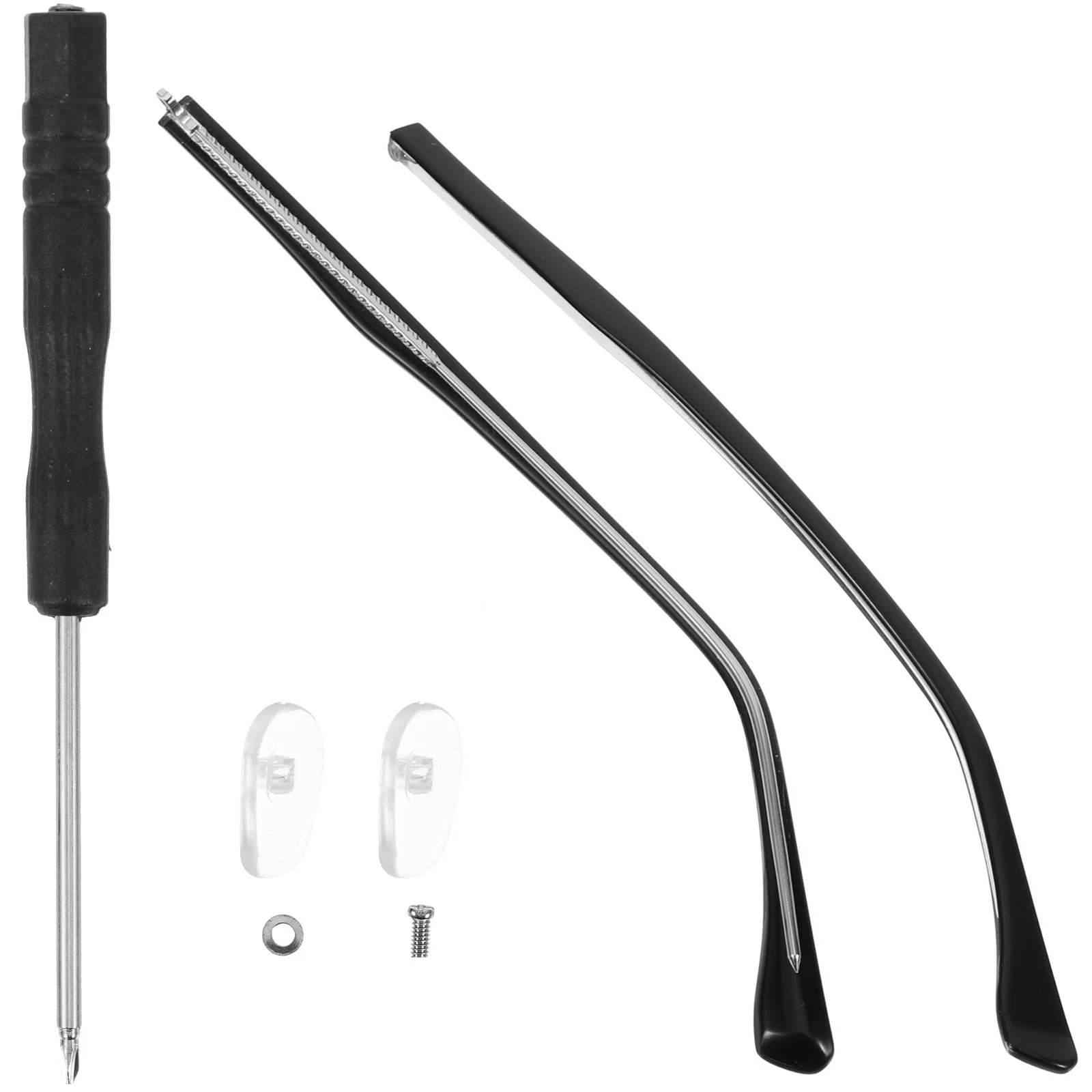 

1 Pair Glasses Arm Legs Replacement Universal Eyeglasses Temple Repair Kit Plastic Metal Durable For Most Frames Accessories