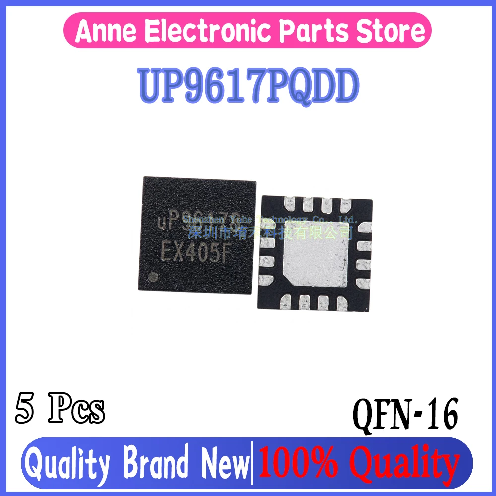 (5piece)100% New UP9617P UP9617PQDD QFN-16