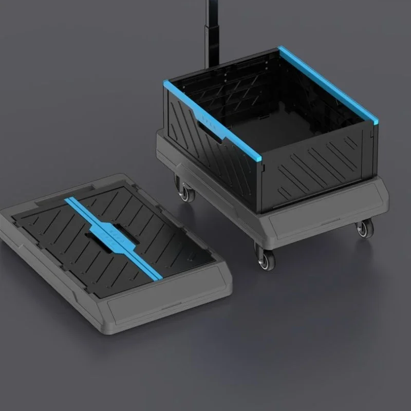 

Folding trolley Household multifunctional Dual purpose trailer