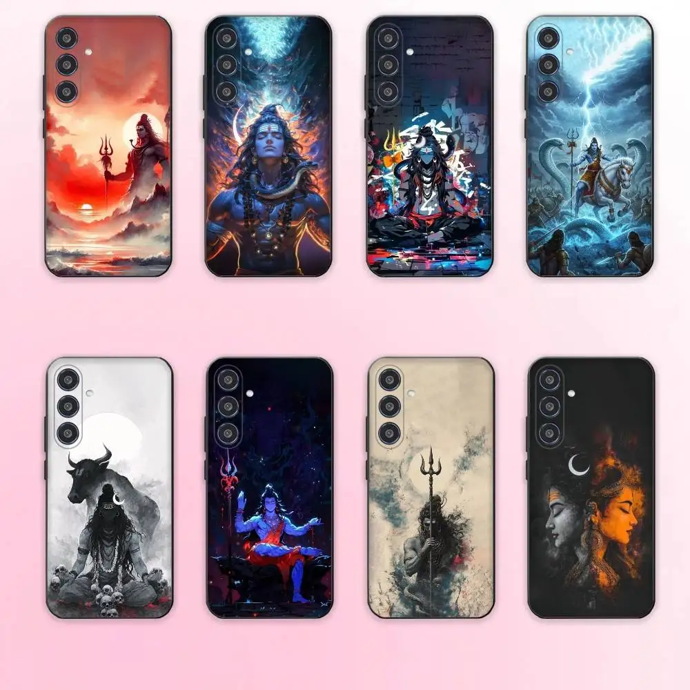 

Lord Shiva Mahadev Of India Phone Case For Samsung Galaxy A73,A72,A71,A70,A53,A52,A51,Others Soft Black Cover