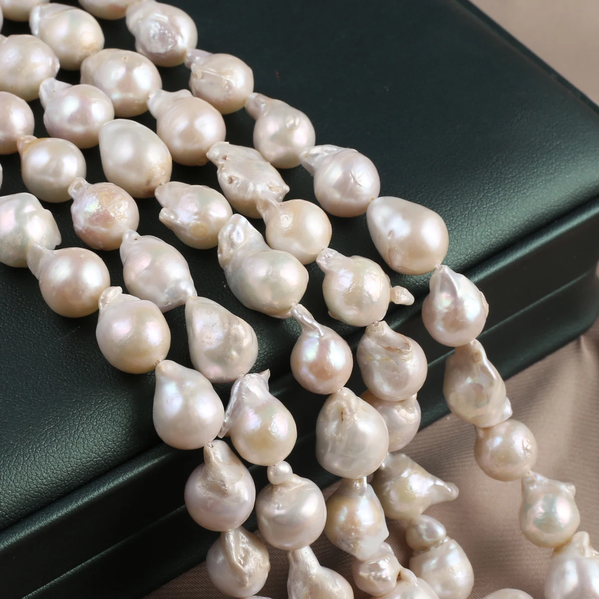 

High Quality Natural Baroque Pearl Bead 10x14mm Natural Pearl Loose Beaded for Women Jewelry Making DIY Necklace Bracelet 36cm