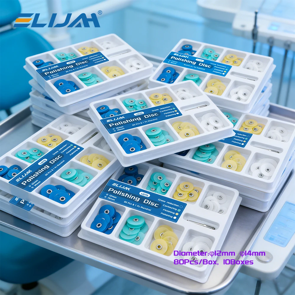 

10Box Dental Composite Polishing Discs for Reduction Contouring Mandrel Ceramics Glass Ionomer Restorations Dentistry Consumable
