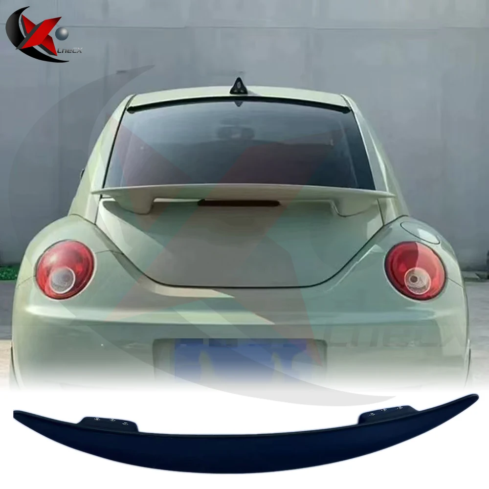 For Volkswagen Beetle 1998-2010 Rear Spoiler Made Of Real Carbon Fiber Material R Style Car Trunk Lid Decorative Cover Plate