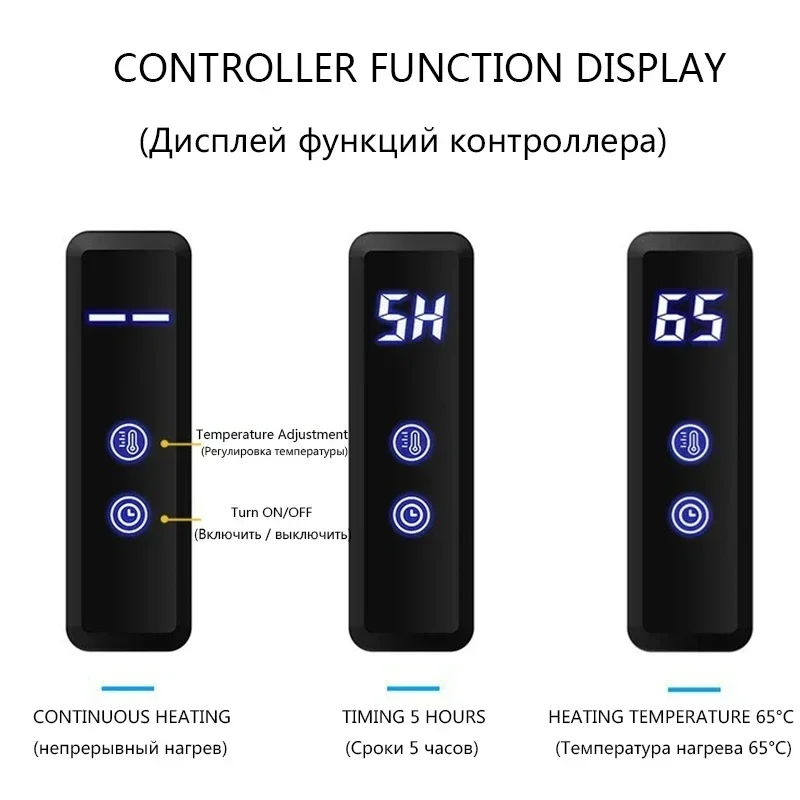 Electric Bath Towel Rack Heating Holder Heater 110CM*52CM, Hidden/Exposed Installation,