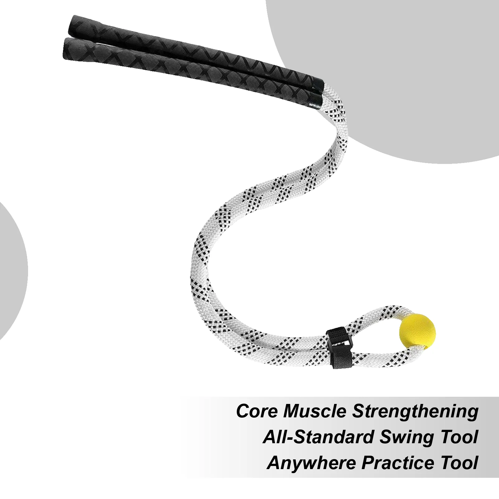 

Golf Rope Swing Trainer Golf Rope Swing Training Accessory With Ball Golfer Practice Fitness Assistance For Women Men Father Dad