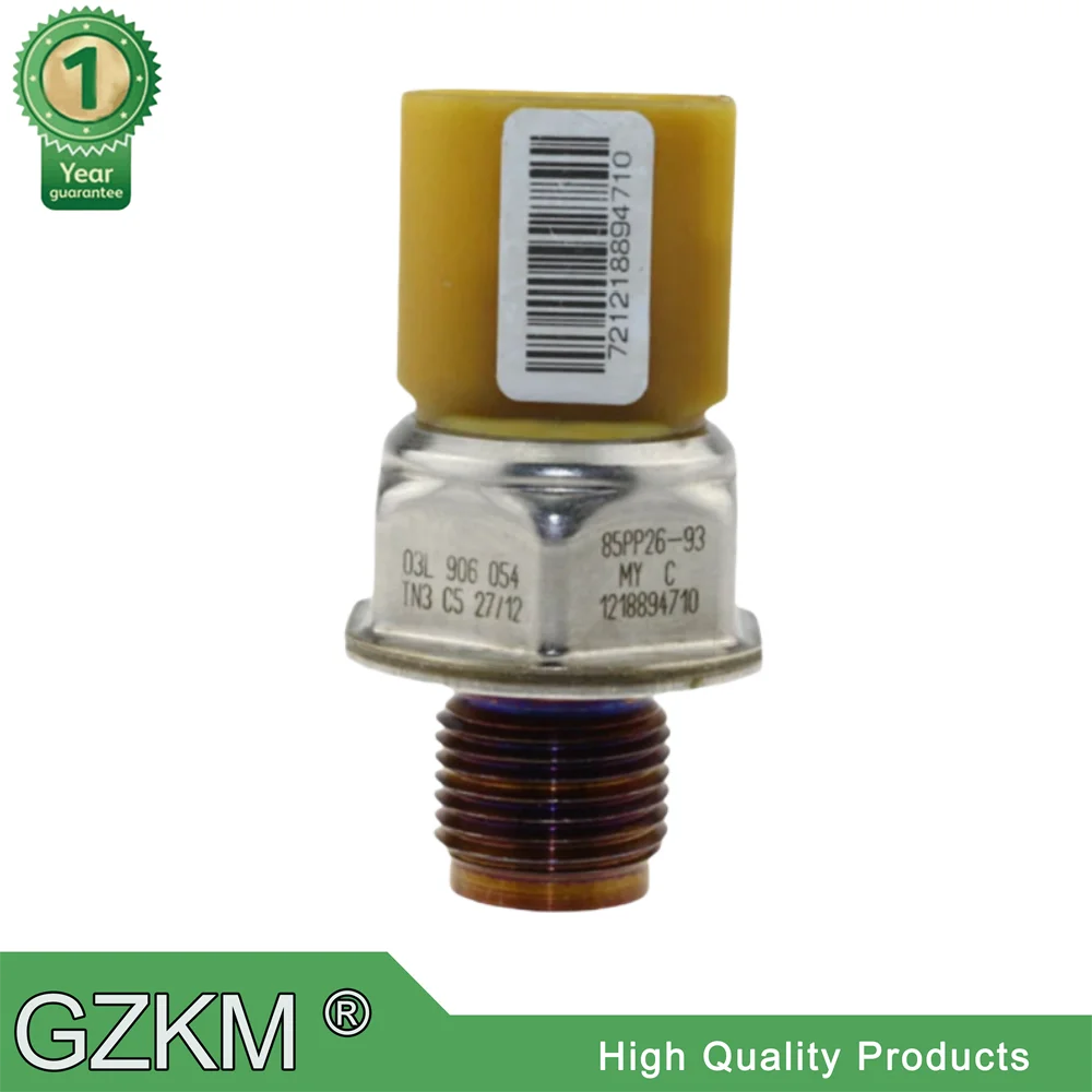 Fuel Rail Pressure Sensor 03L906054A 85PP26-93 For VW Golf Jetta Audi 2.0 TDI