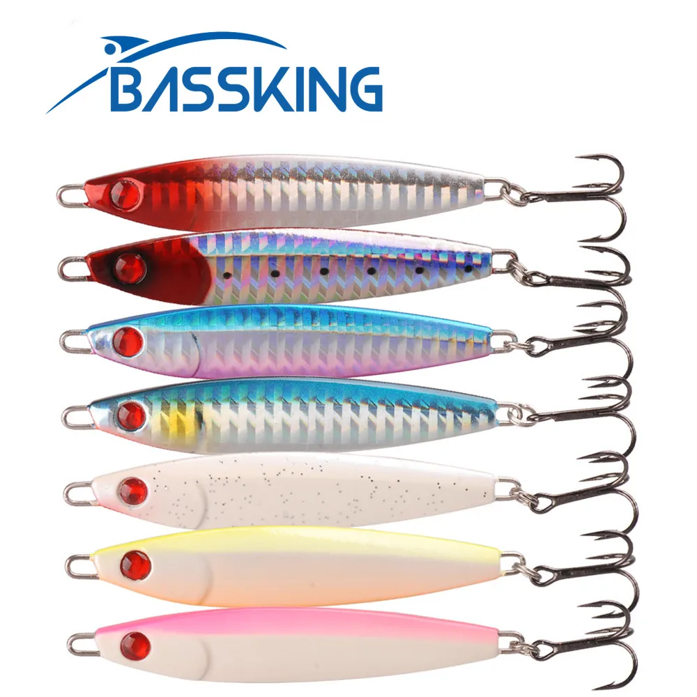 SMART Lead Fish 70mm 30g Sinking Fishing Lures Jigging Spoon Baits Metal Jig Lure Isca Artificial Para Pesca Leurre Peche Souple