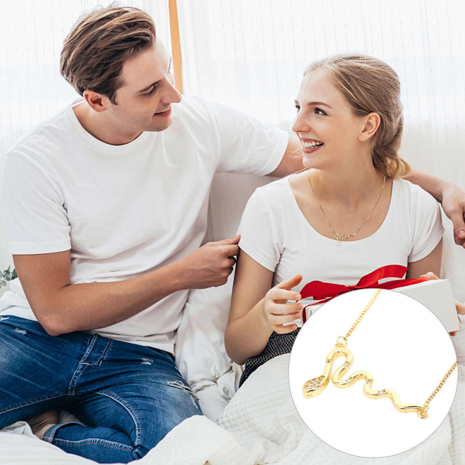 

1pc Creative Necklace Elegant Clavicle Chain Unique Hip-Hop Neck Decoration Party Anniversary Birthday Jewelry Gift For Fashion