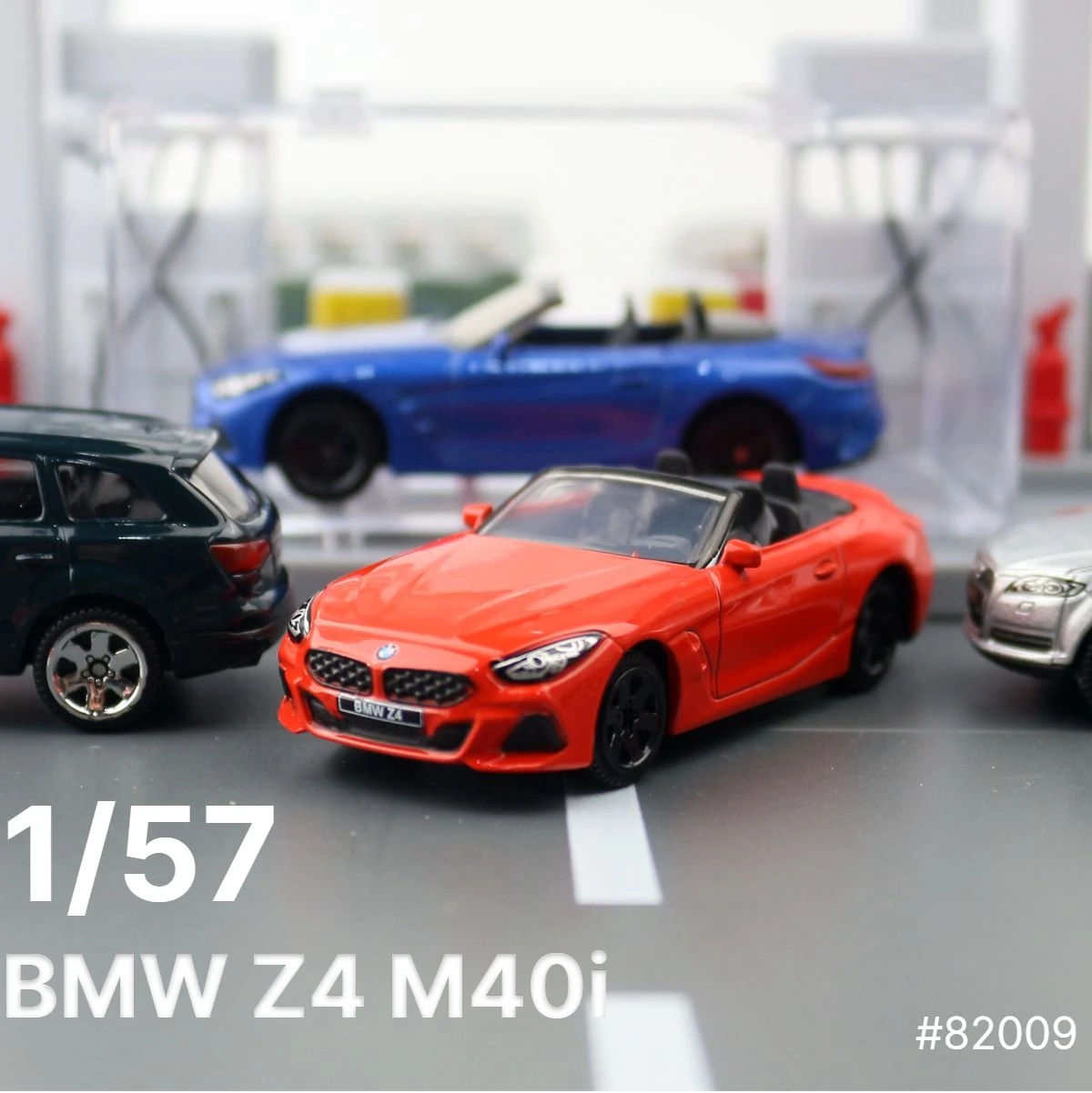 

1/57 BMW Z4 M40i Toy Car, MINIAUTO Convertible Vehicle Model, Free Wheel Diecast Metal Collection, Gift For Boy With Display Box