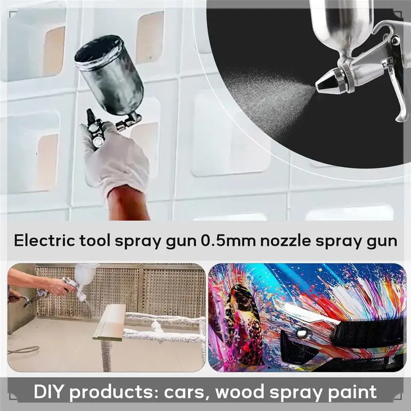 Power Tool Spray-Gun 0.5Mm Nozzle K-3 Spray-Gun Mini Air Paint Spray-Gun Airbrush For Painting Car Aerograph