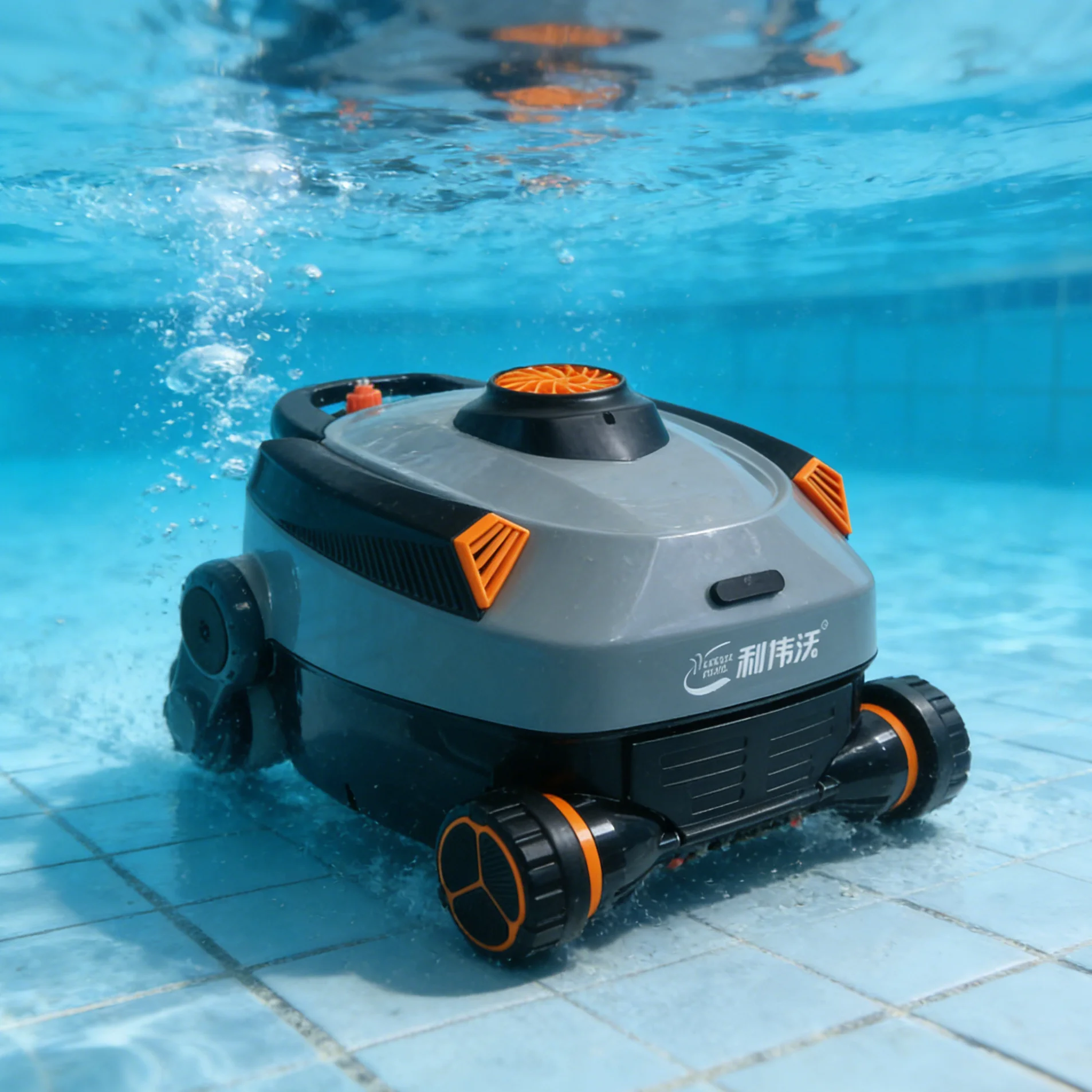 App Controlled Smart Navigation Cordless Pool Robot, Self Parking, Automatic Robotic Cleaner for Swimming Pool