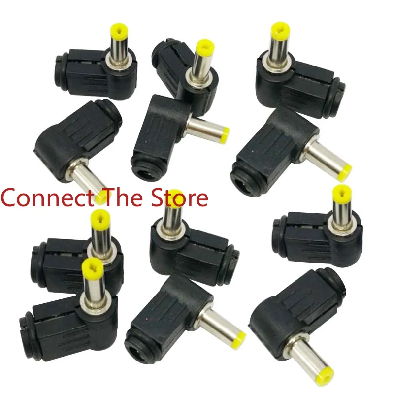 

10PCS DC4017 Male Plug Connector 90 Degree Elbow Power DC Head