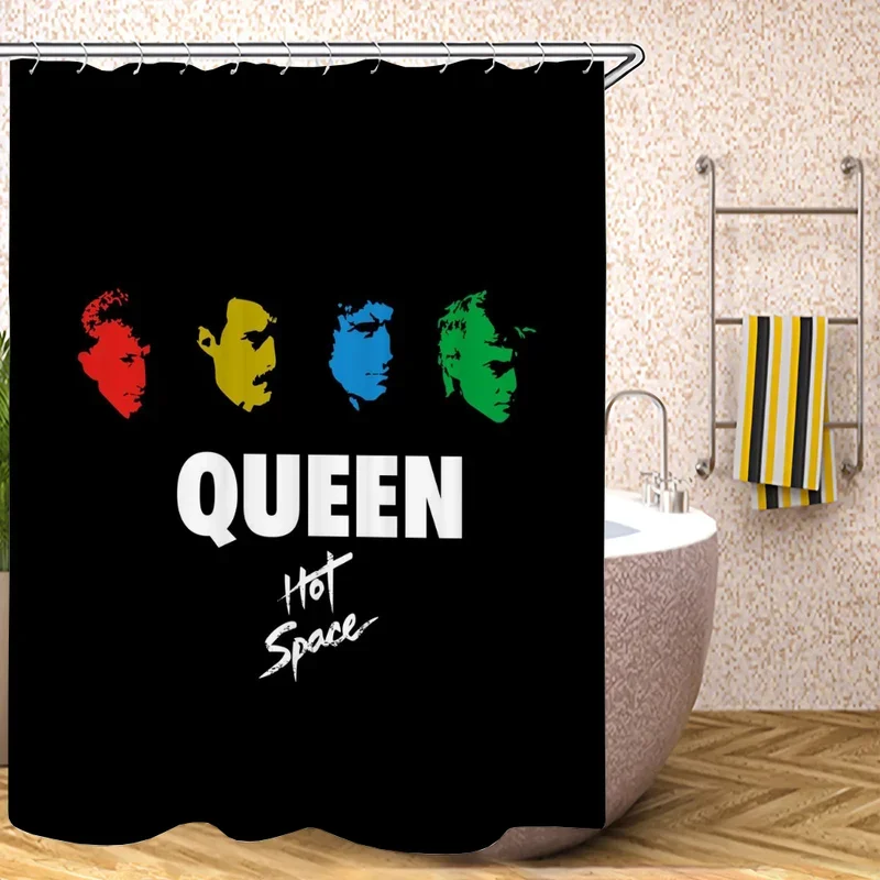 

Занавеска для душа Queen для аксессуаров для ванной комнаты, складные занавески для перегородки для спальни, водонепроницаемая ткань, набор ShoXT6 @!