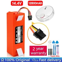 12800mAh 14.4V BRR-2P4S-5200S Robotic Vacuum Cleaner Replacement Battery For Xiaomi Roborock S55 S60 S65 S50 S51 S5 MAX S6 Parts