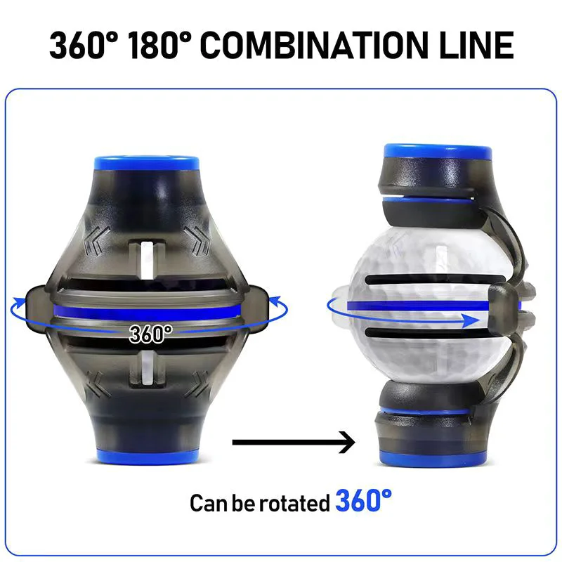 Golf Scriber 360 Degree Rotation Scriber Putter Align Line Drawing Template Tool Golf Scriber