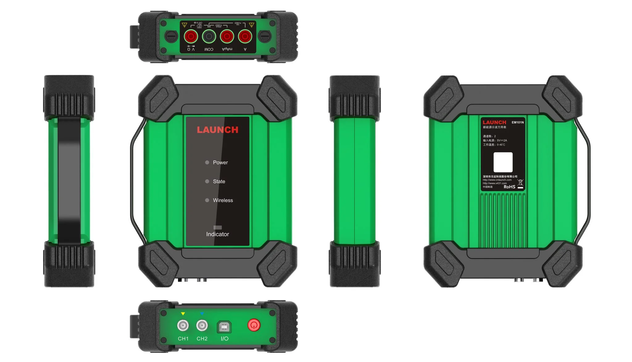 Launch EM101N EV Oscilloscope & Multimeter