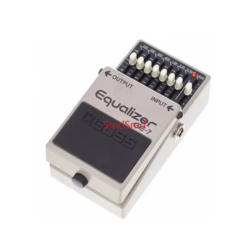 Equalizer Guitar Pedal GE-7 Seven Bands of EQ Ranging From 100Hz to 6.4kHz Boost/Cut of +/- 15dB per Band