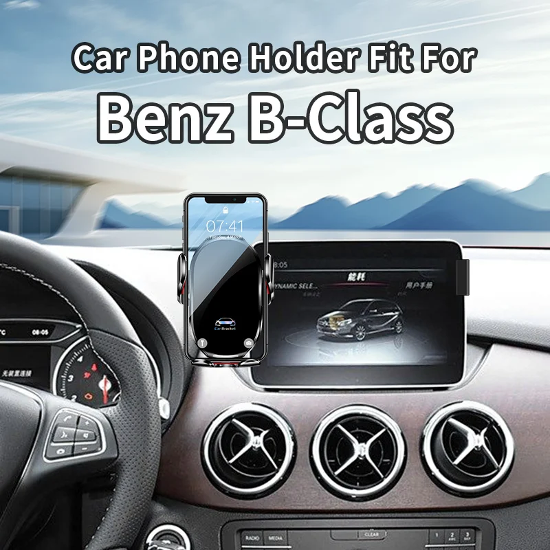 

Car Phone Holder Fit For Mercedes-benz B-Class Phone Mount For 7/8 inch Screen Features with Aluminum Alloy Base Easy Install