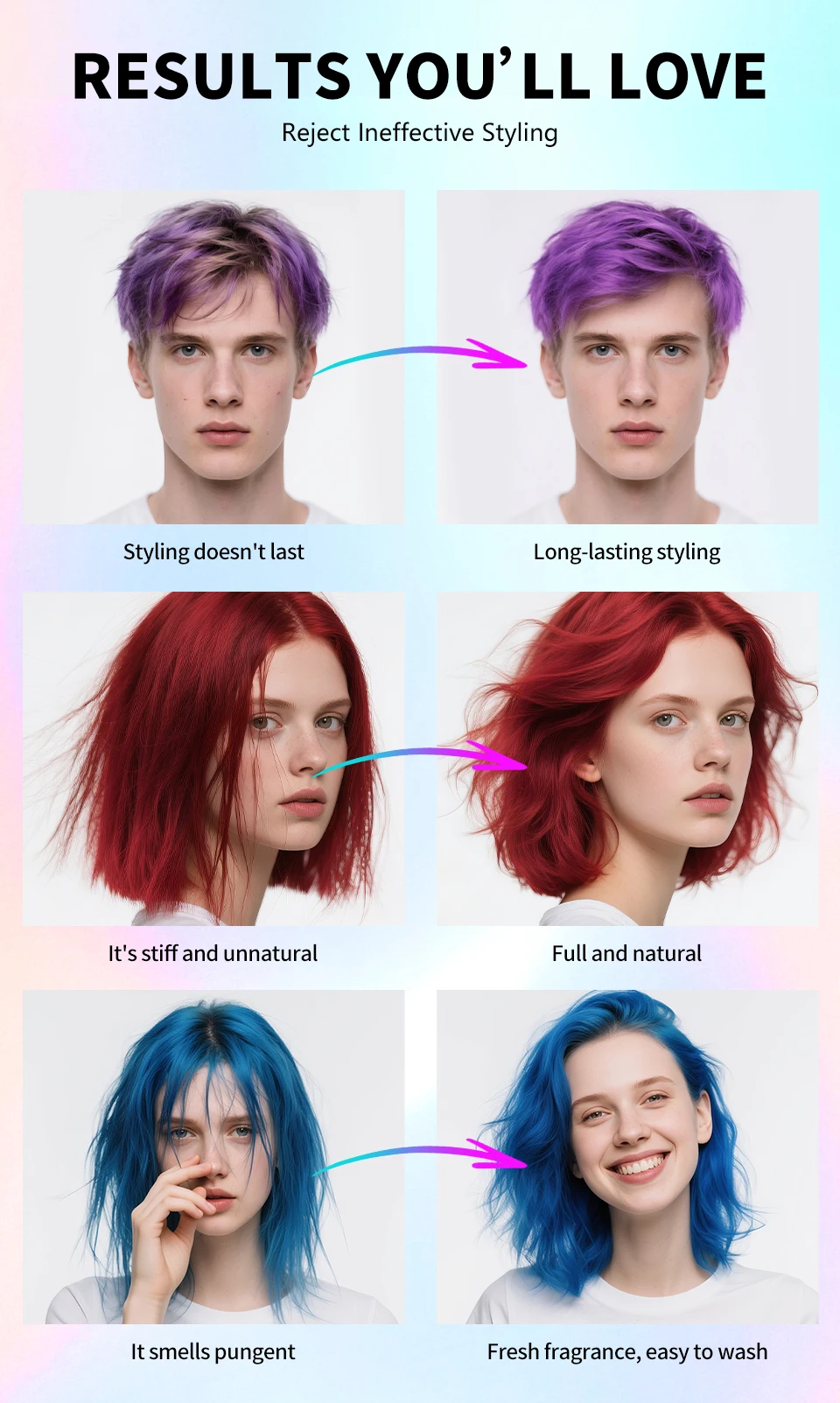 Temporäre Haar Färben Spray Haar Farbe Farbstoff Spray Bunte Haar Styling Produkt 30 ml Für Tägliche Party Cosplay DIY Haar farbe Creme – Detail 7